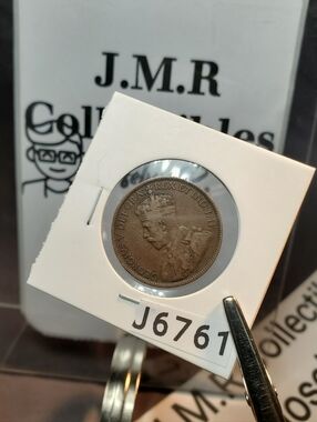 1918 Canada Cent Edward VII Large Cent KM# 21